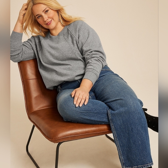 NWT Studio Y Heather Gray Pullover 2X - Picture 6 of 6